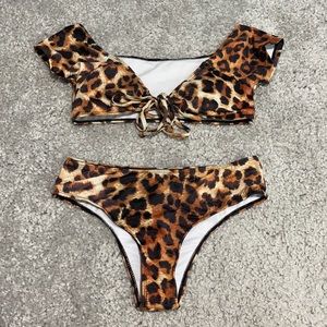 Cheetah bikini!! Small